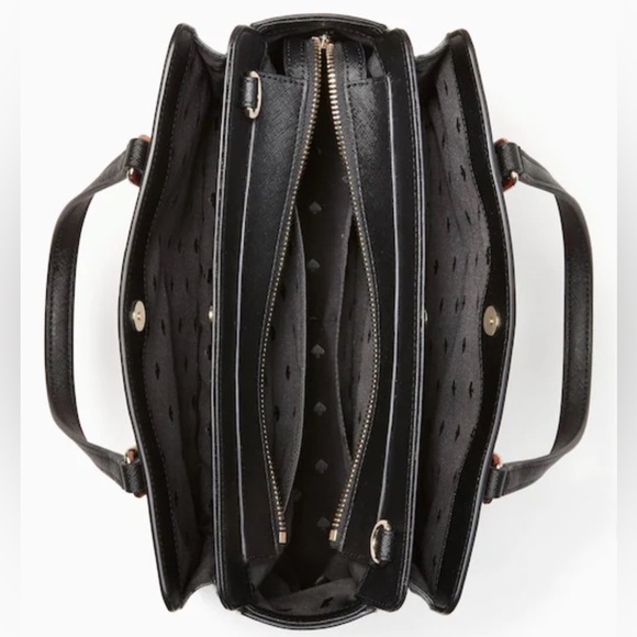 Kate Spade Laurel Way Reese Satchel – Fruit & Floral Print Saffiano Leather NWT - Picture 5 of 5